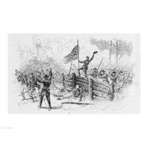  Alfred R. Waud   Capture Of A Part Of The Burning Union 