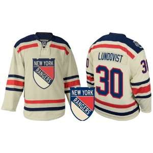  New York Rangers Authentic NHL Jerseys #30 Henrik Lundqvist Hockey 