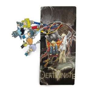 Death Note   Set of 5 Metal Charm Cell phone Straps