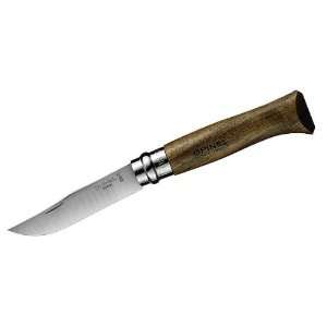  Opinel knife, walnut, size 8, stainless Patio, Lawn 