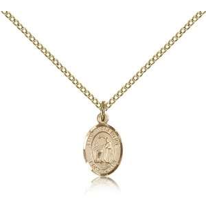 Gold Filled St. Saint Valentine of Rome Medal Pendant 1/2 