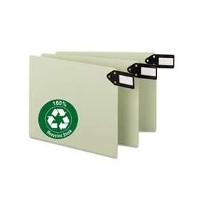  Green End Tab Guides, Blank, Horizontal Metal Tabs 