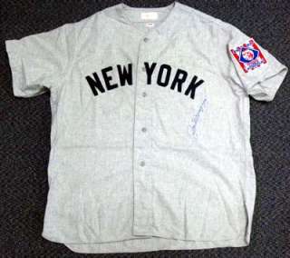 Joe DiMaggio Autographed Signed Mitchell Ness NY Yankees Jersey PSA 