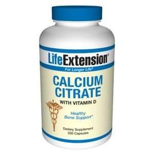 Life Extension Calcium Citrate with Vitamin D 300 Caps