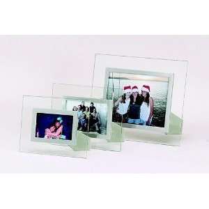  Glass and silver float frame   5x7