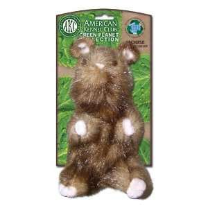  JPI Safe, Durable Green Planet Mouse Small, Plush Dog Toy 
