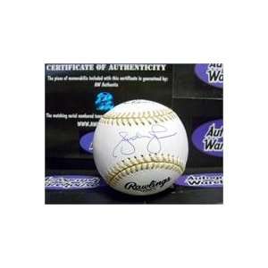 Andruw Jones autographed Gold Glove Baseball Sports 