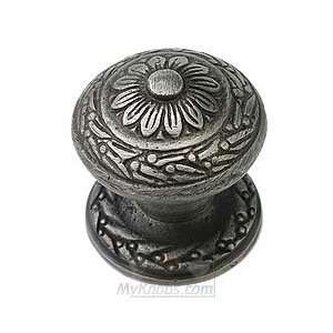  Rustic revival bronze knobs 1 1/4 knob in silver pewter 