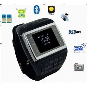  Quad band dual card dual standby Music Watch phone VE77 New Listing 