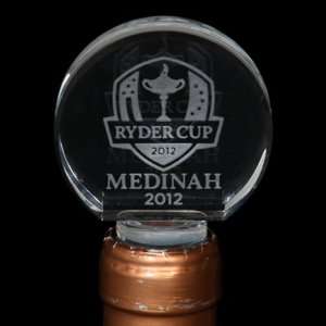  2012 Ryder Cup Etched Glass Bottle Stopper