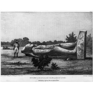   of Pharaoh lying on its back,Island of Argo,1835