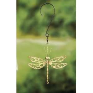  Small Yellow Scroll Dragonfly Hanger Patio, Lawn & Garden