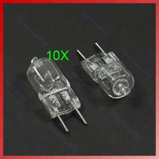 10 Pcs G8 Base JCD Halogen Light Bulb 120V 20W 20 WATT  