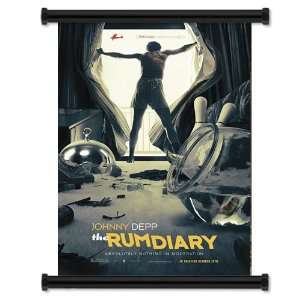  The Rum Diary Johnny Depp Movie Fabric Wall Scroll Poster 