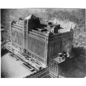   Chicago,Illinois,IL,Chicago River,building,April,1930