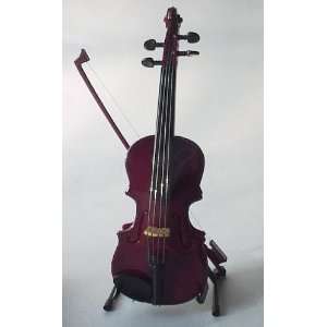 Miniature Violin with Bow Plays Songs   Batteries and 