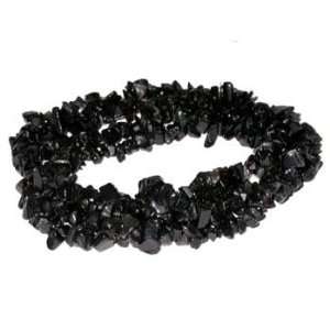  Black Onyx Chips Gemstone Beads Strand 36, Grade B Patio 