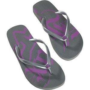  Fox Racing Womens Jazzmatazz Flip Flops   10/Silver Automotive