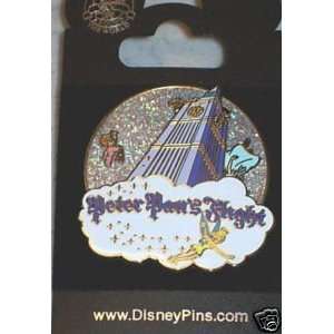 Disney Peter Pan Peter Pans Flight Pin   Characters Rotate Around Big 