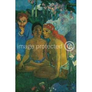 Artist Paul Gauguin Poster Print Contes Barbares   11 x 17 Inch Poster 