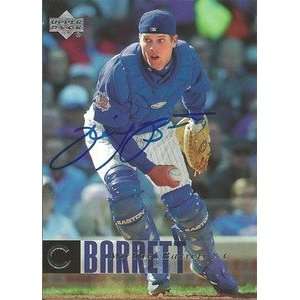  Michael Barrett Signed Chicago Cubs 2006 UD Card Sports 
