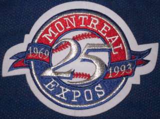 MONTREAL EXPOS 25th ANNIVERSARY DEFUNCT PATCH MLB MAJOR LEAGUE 