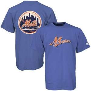    Adidas New York Mets Royal Blue Two Way T shirt
