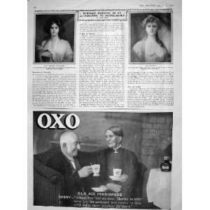  1909 LADY BEATRICE POLE CAREW WARWICK OXO DRINK