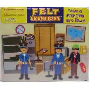  Police Station Felt Creations Play Set Toys & Games