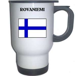  Finland   ROVANIEMI White Stainless Steel Mug 