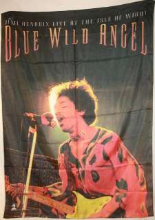 Jimi Hendrix Blue Wild Angel Cloth Poster Flag Tapestry  