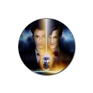  Doctor Who 10th & 11th Drs Regeneration Round Rubber 