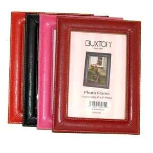  Buxton Napa Leather Picture Frame