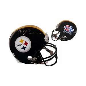 Ben Roethlisberger Autographed Helmet  Details Pittsburgh Steelers 