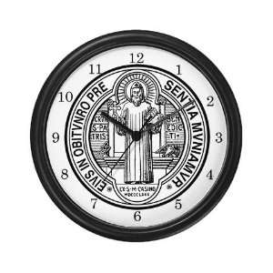  St. Benedict Exorcism Medal Wall Clock by 