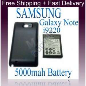   Battery and Back Cover Door 5000 mAh(BLACK) Cell Phones & Accessories