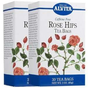  Alvita Rose Hips Tea Bags, 2 ct (Quantity of 4) Health 