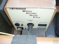 Portable dental x ray machines Military Dynarad company  