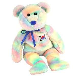  TY Beanie Baby   COREANA the Bear (Korean Exclusive) Toys 