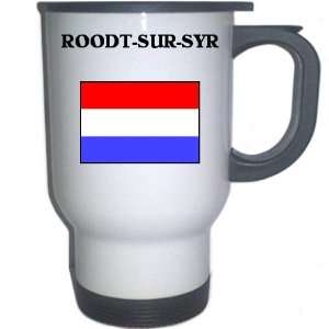  Luxembourg   ROODT SUR SYR White Stainless Steel Mug 