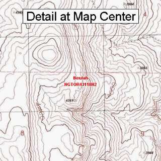  USGS Topographic Quadrangle Map   Beulah, Oregon (Folded 