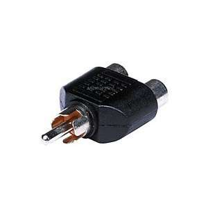  Brand New RCA Video Audio Splitter Adapter (RCA Male to 2 