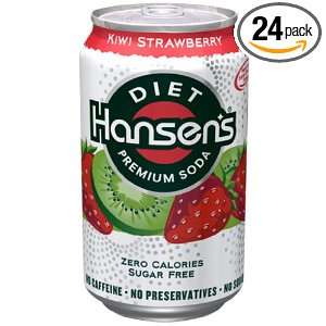 Hansen Beverage Diet Kiwi Strawberry Grocery & Gourmet Food