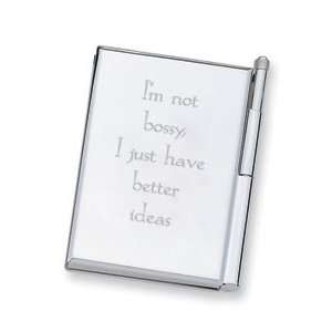  Im Not Bossy, I Just Have Better Ideas Memo Pad & Pen 