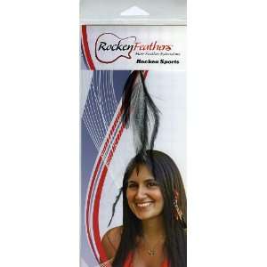  Rocken Feathers Sports Natural Hair Extensions Hand Made 