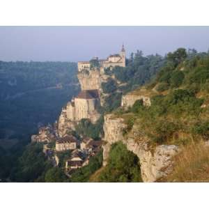  The Town and Church of Rocamadour in the Dordogne, Midi 