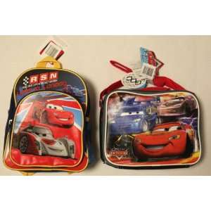 Disney Cars 2 Mini Backpack + Lunch Bag SET   3 