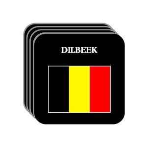  Belgium   DILBEEK Set of 4 Mini Mousepad Coasters 