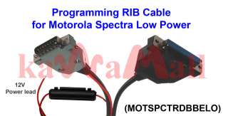 Programming RIB Cable for Motorola Spectra Low Power  