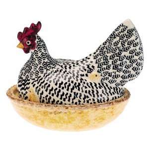  *emma Bridgewater Black Toast Large Hen On Nest Patio 
